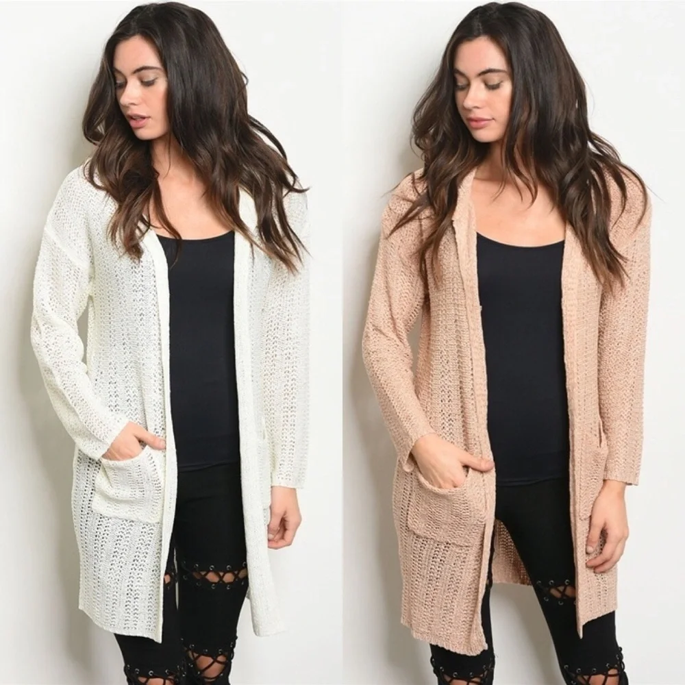 🆕Cardigan lightweight, In ivory - Picture 4 of 5